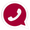 红色WhatsApp Logo